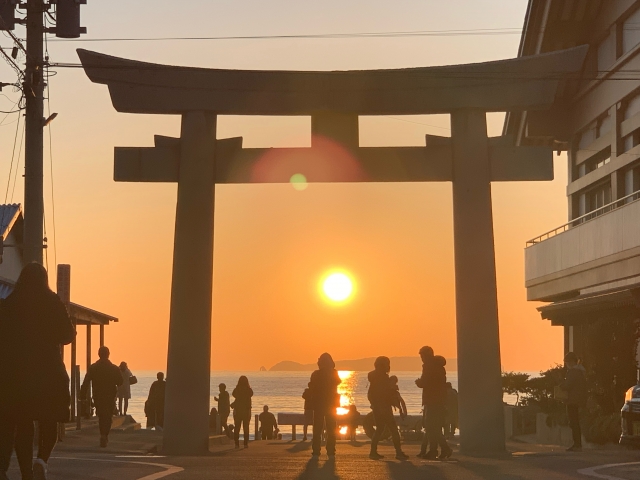 宮地嶽神社　一の鳥居