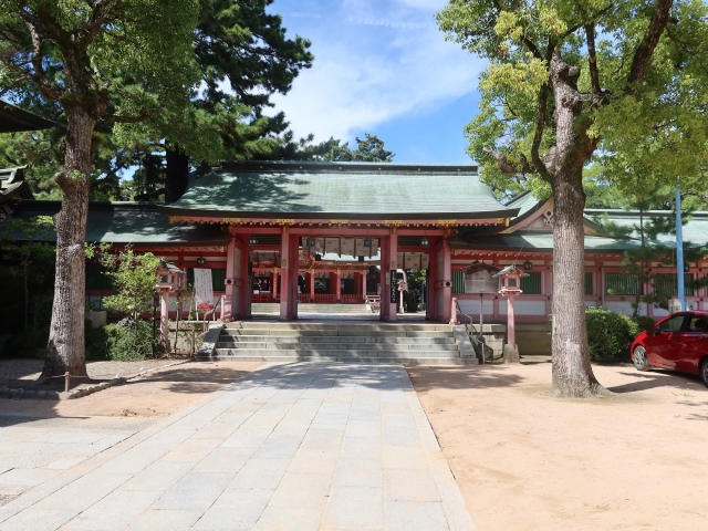 長田神社　神門