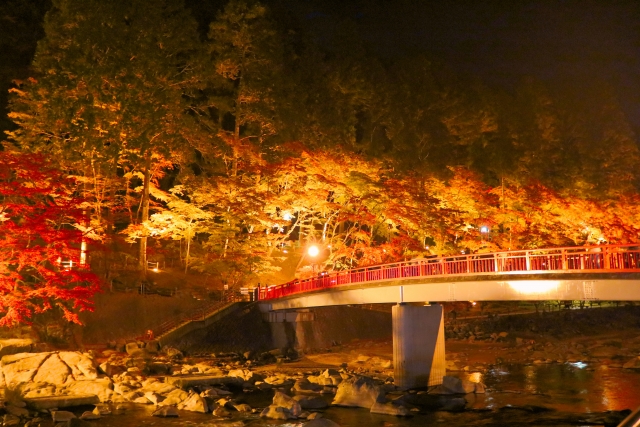 豊田市足助町香嵐渓の紅葉