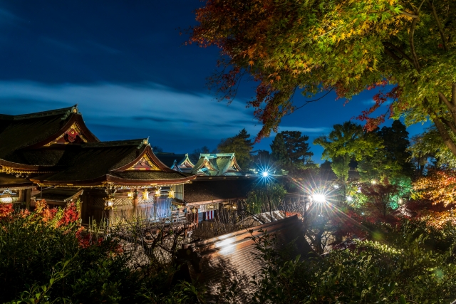 京都府_北野天満宮の紅葉・夜間特別拝観