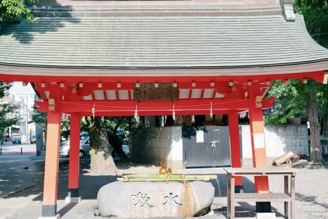 金神社 岐阜 手水舎