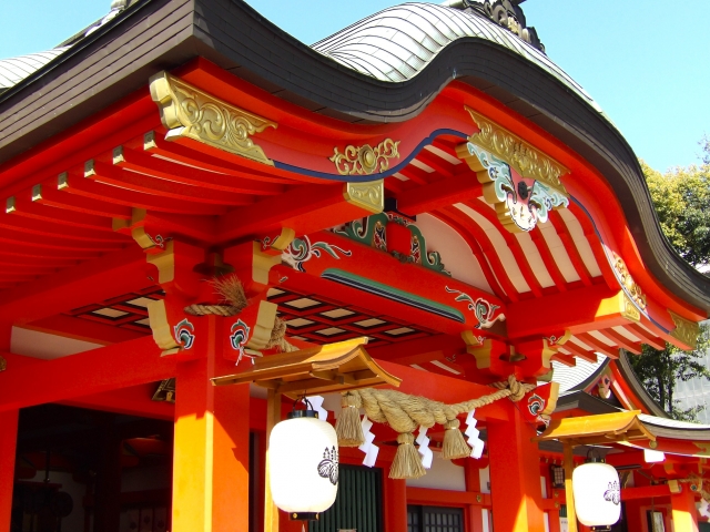 岐阜県　金神社　社殿