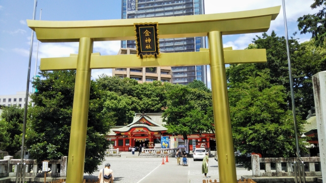 金神社 岐阜 鳥居