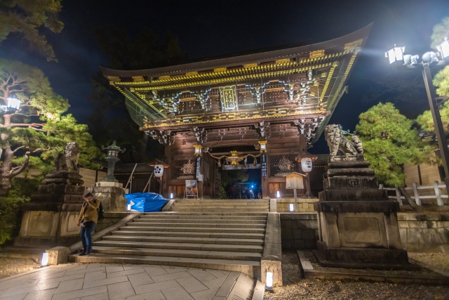 北野天満宮の紅葉・夜間特別拝観 (2)